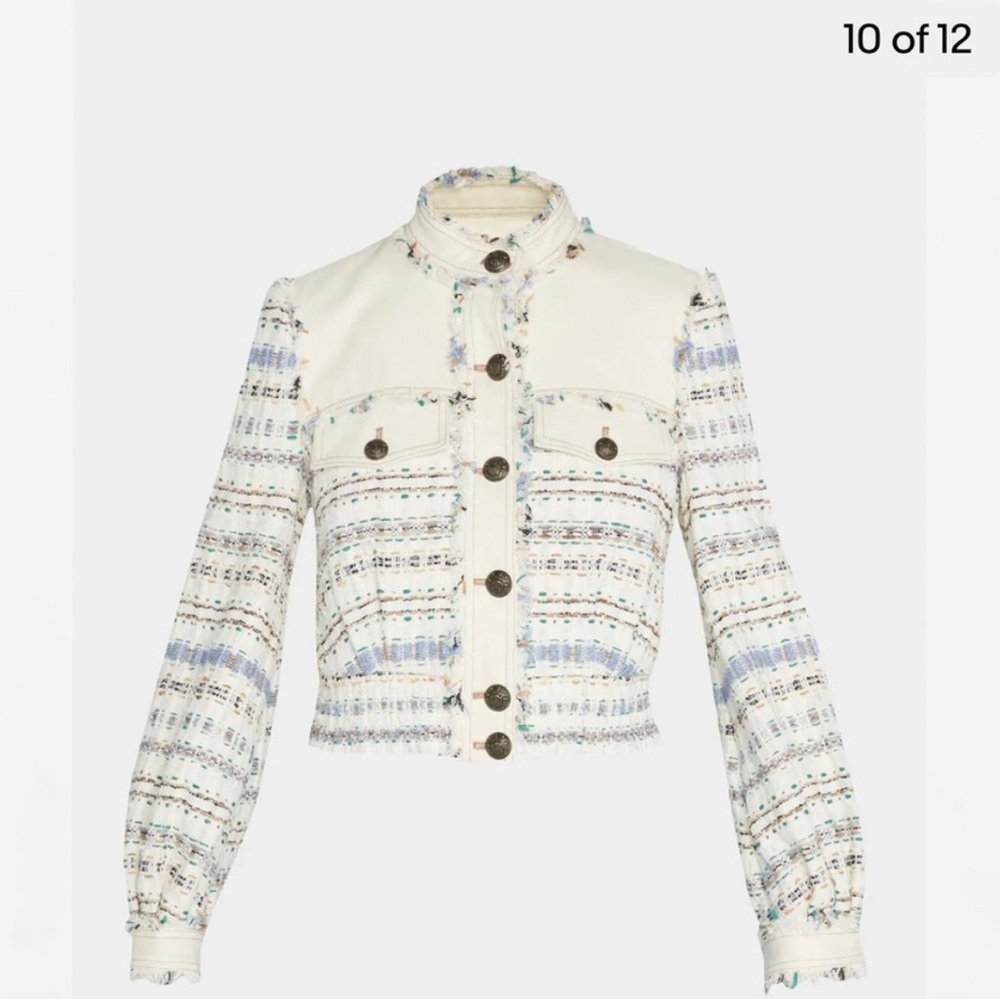 NWT Veronica Beard Darren Tweed Jacket (8)
